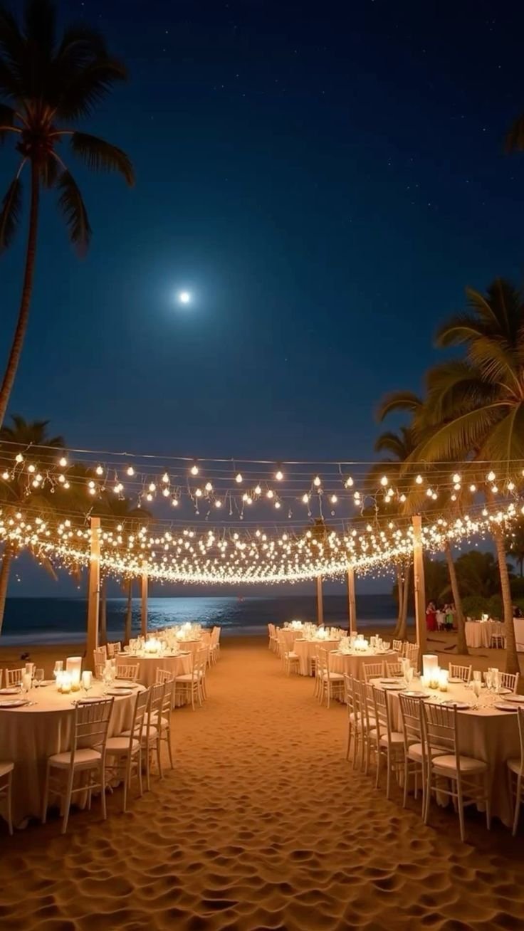 Long tables under the stars