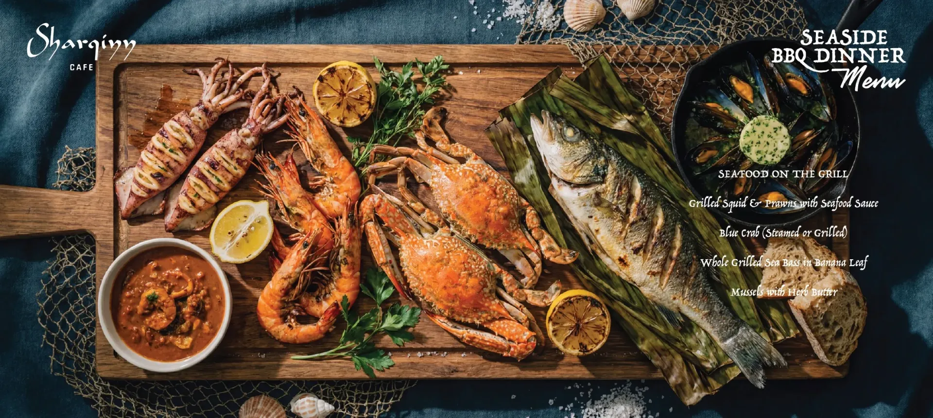 Seafood BBQ Dinner (For 2 pax)